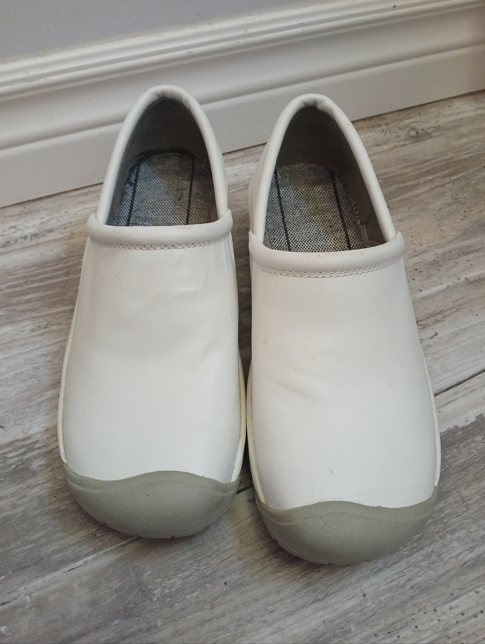 KEEN Utility Women's PTC Slip-On II Work Clog Size 7 White Slip Resistant